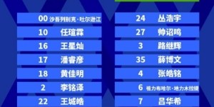 半岛体育APP-U21与CUBAL对抗赛球员名单：景天雨、崔新泉、万孟霖在列