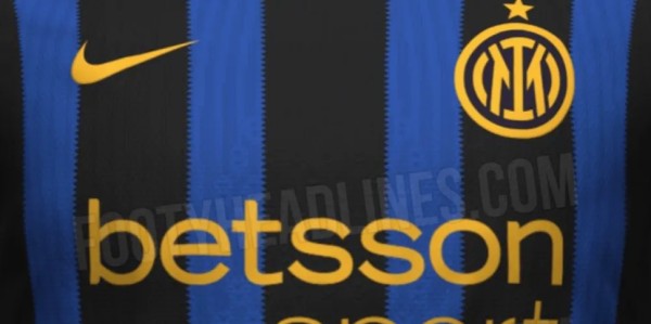 半岛体育-蓝黑配色+锯齿设计，国际米兰下赛季主场球衣谍照曝光