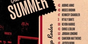 二年级探花降维打击？火箭公布夏联大名单：谢泼德领衔